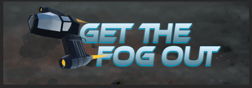 The logo of Get the Fog Out.
